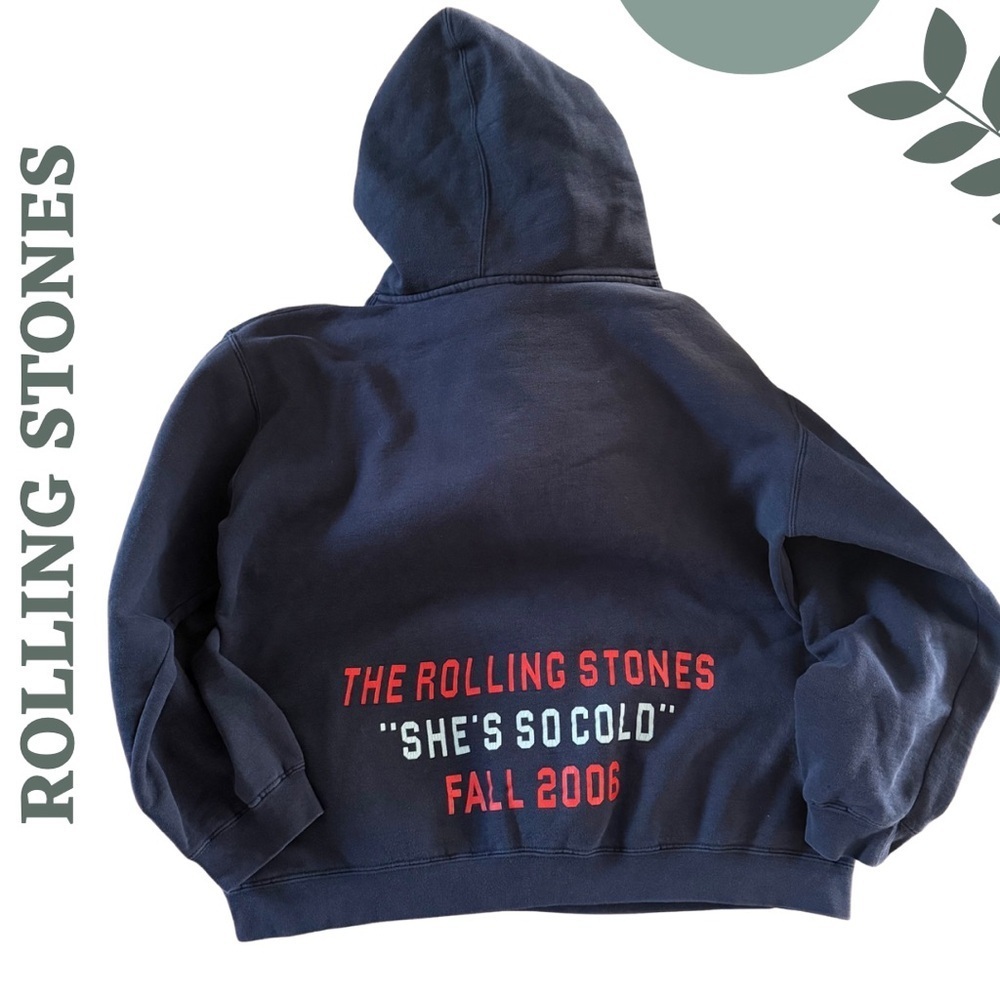 Y2K Rolling Stones Band Hoodie • Fall 2006 • Made in Canada • Medium • Vintage - Picture 3 of 9
